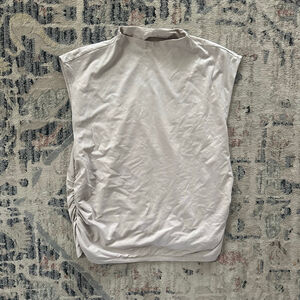 Women's Abercrombie & Fitch Beige Ruched Tank Top XXL